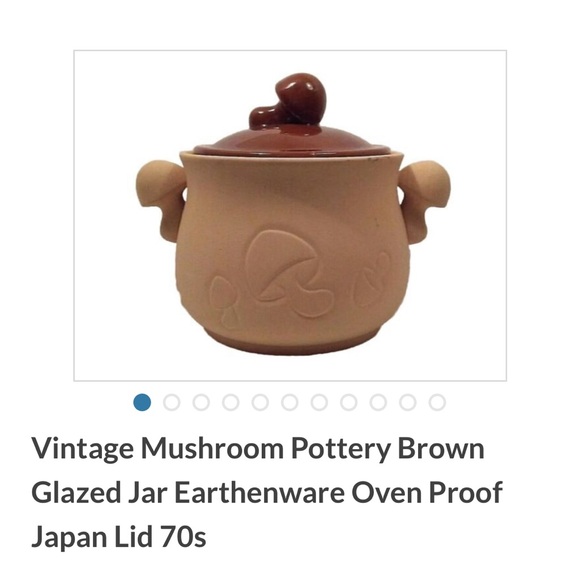 🍄 Mushroom pot with lid Oven Proof Japan with mushroom handles - Picture 1 of 1